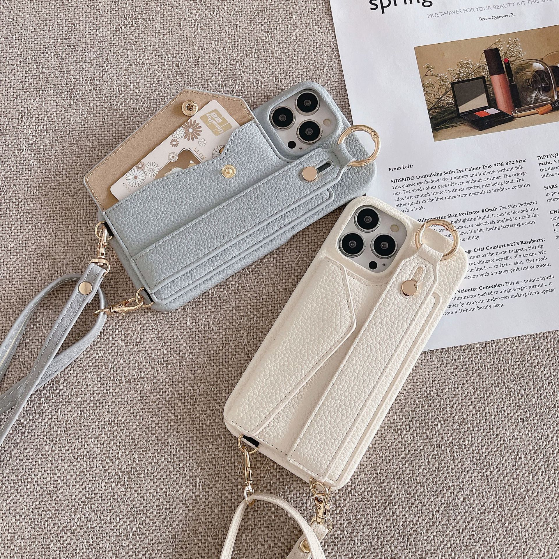 Coque Téléphone avec Sangle Arrière - Protection Élégante